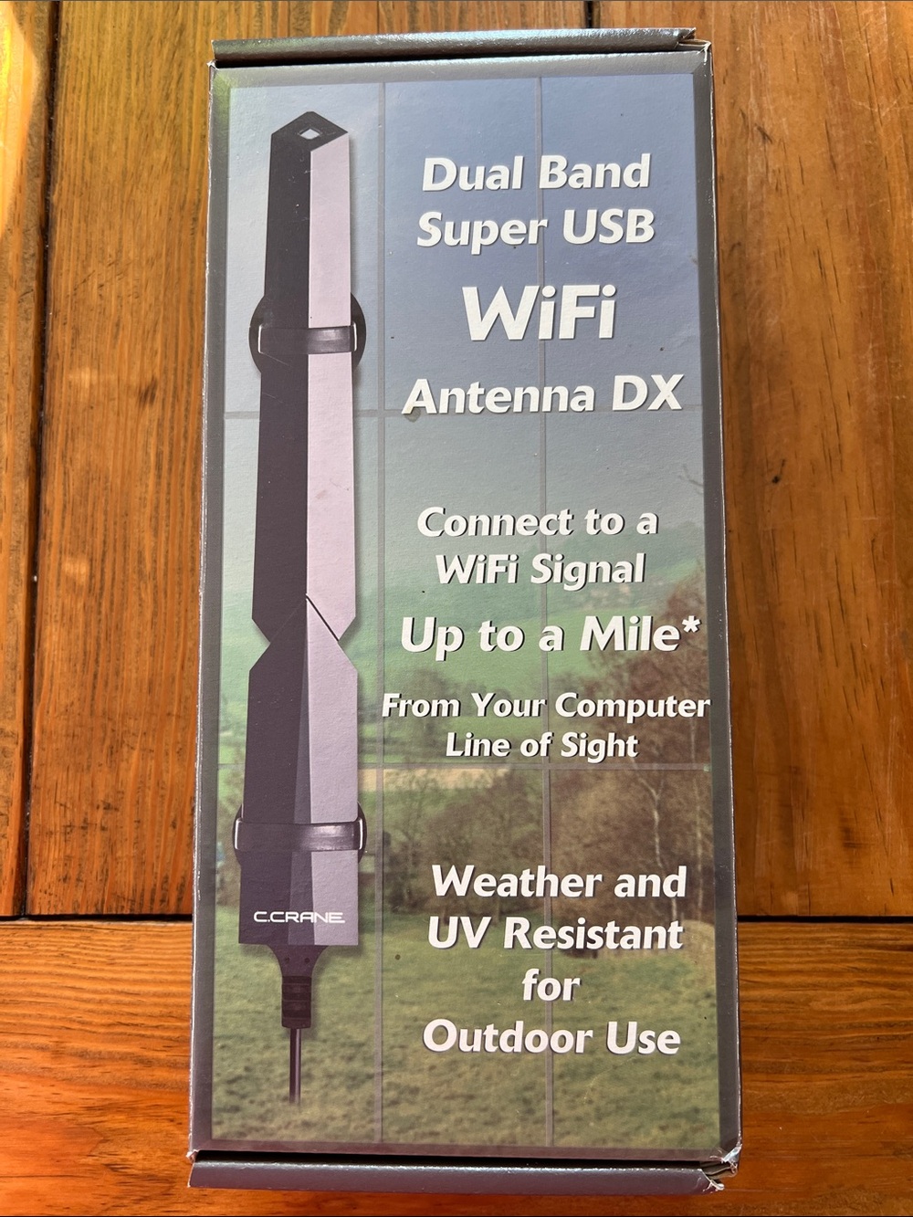 Dual Band USB WiโFi Antenna DX โ Black
